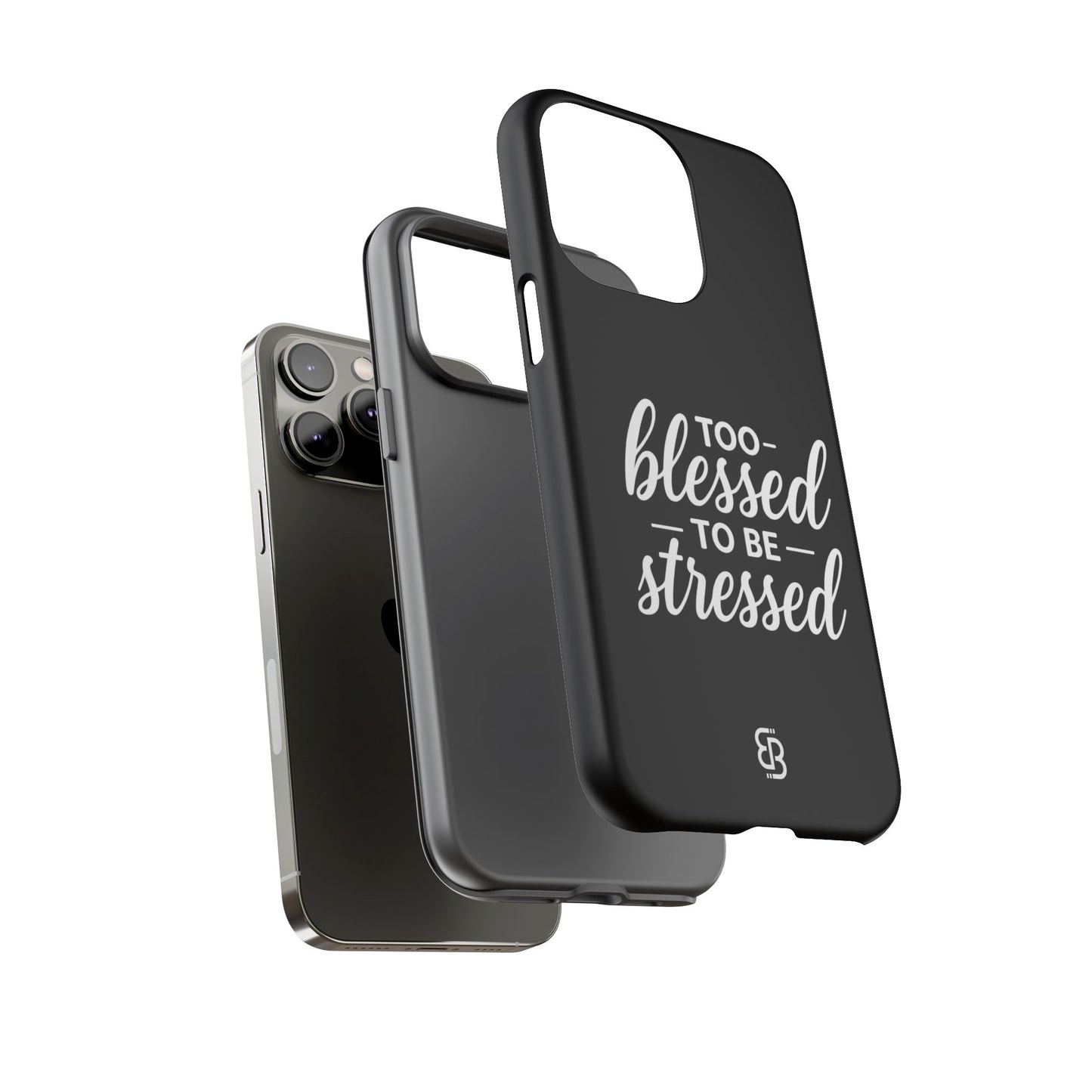 "Too Blessed" iPhone Case