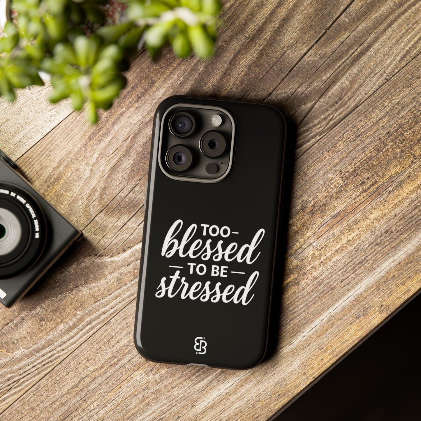 "Too Blessed" iPhone Case