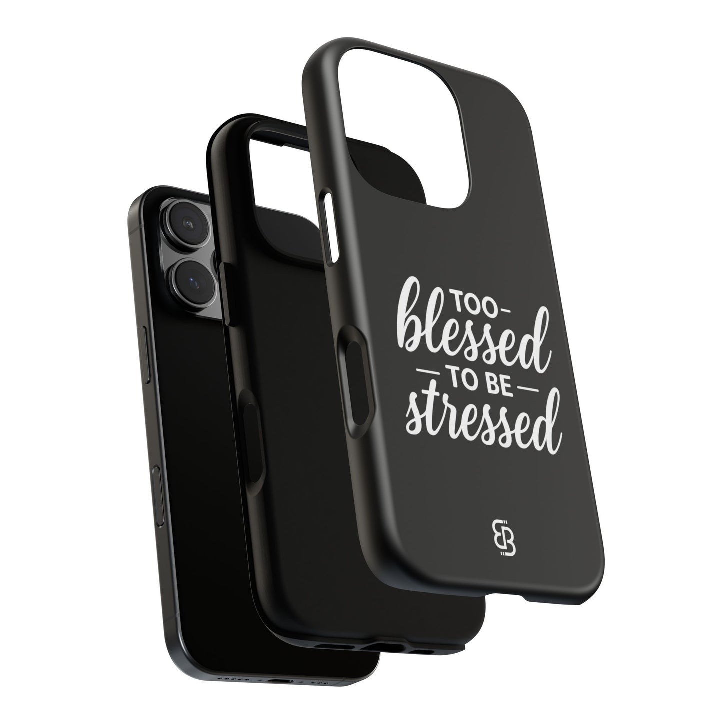 "Too Blessed" iPhone Case