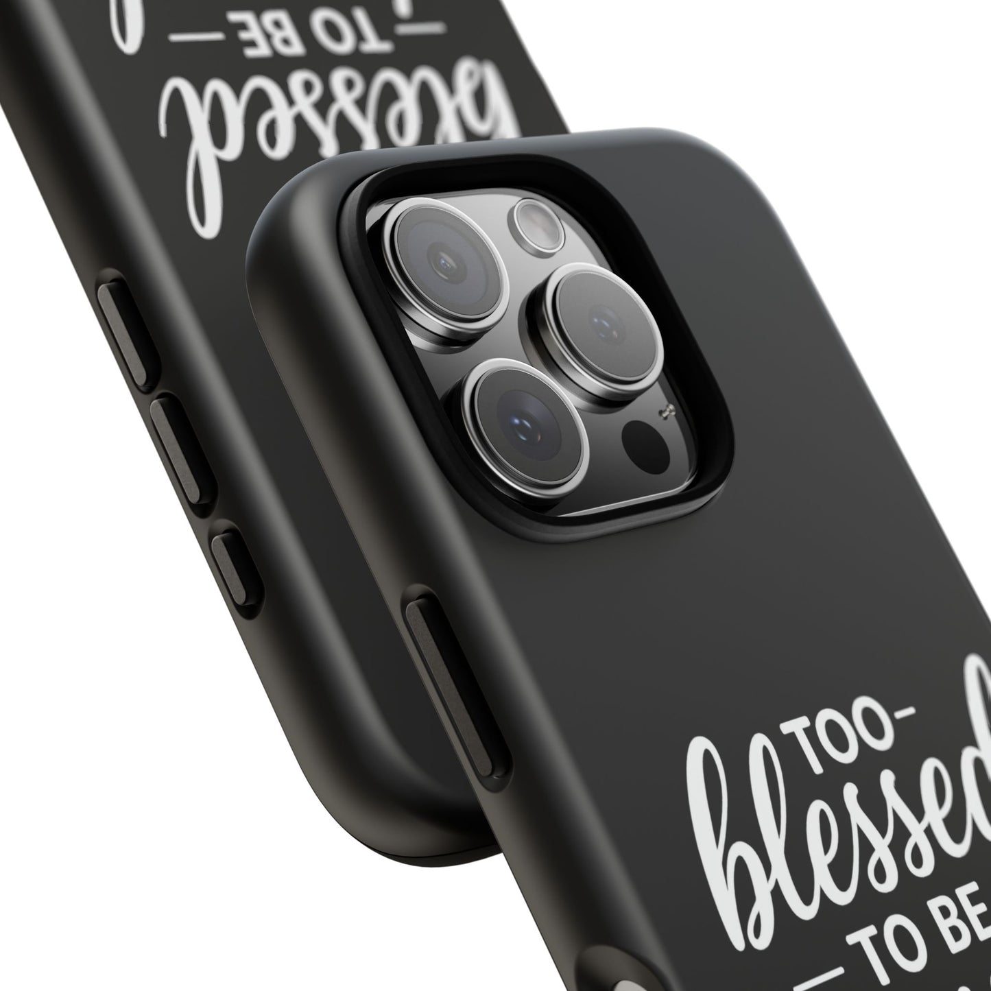 "Too Blessed" iPhone Case