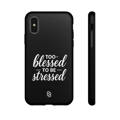 "Too Blessed" iPhone Case